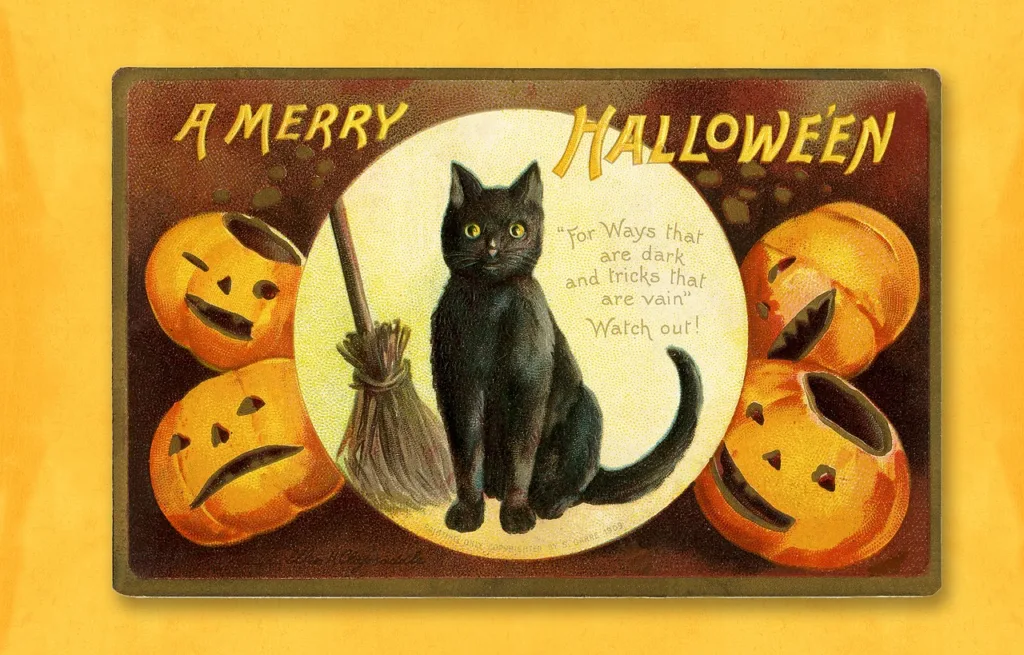 Vintage Halloween decorations